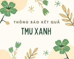 THÔNG BÁO KẾT QUẢ CUỘC THI “TMU XANH”