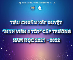 CÔNG BỐ QUY ĐỊNH TIÊU CHUẨN XÉT CHỌN DANH HIỆU "SINH VIÊN 5 TỐT" NĂM HỌC 2022