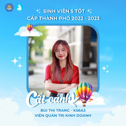 CÔNG BỐ KẾT QUẢ XÉT DUYỆT DANH HIỆU SINH VIÊN 5 TỐT CẤP THÀNH PHỐ NĂM HỌC 2022 - 2023