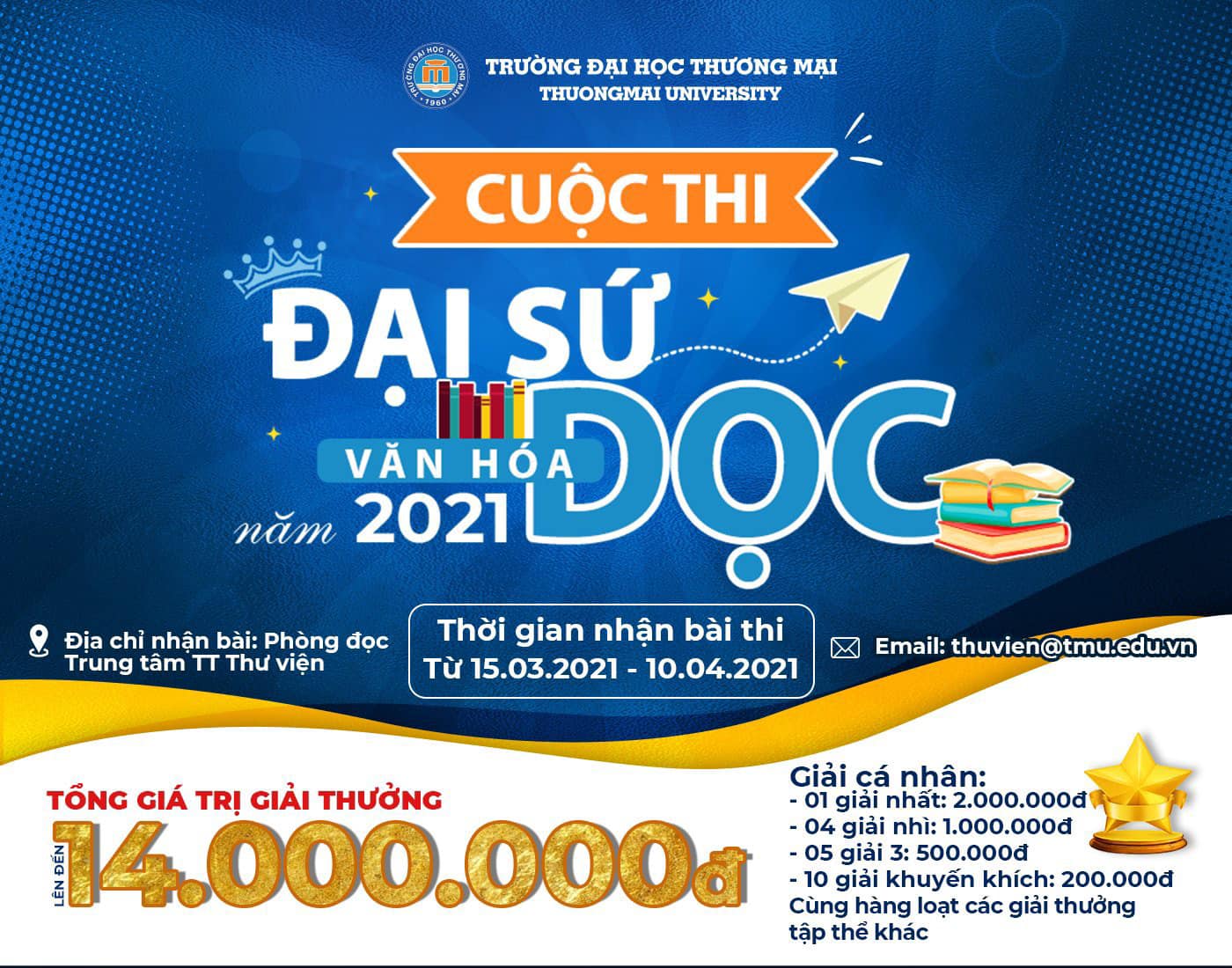 Phát động cuộc thi "Đại sứ văn hóa đọc 2021"