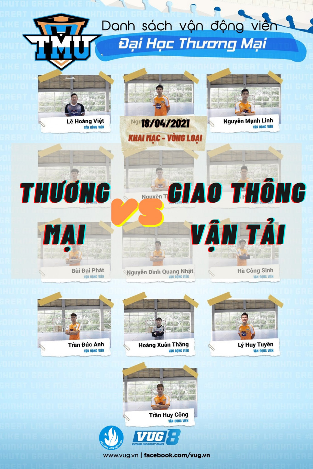 Tham gia cổ vũ đội bóng FUTSAN Thương mại