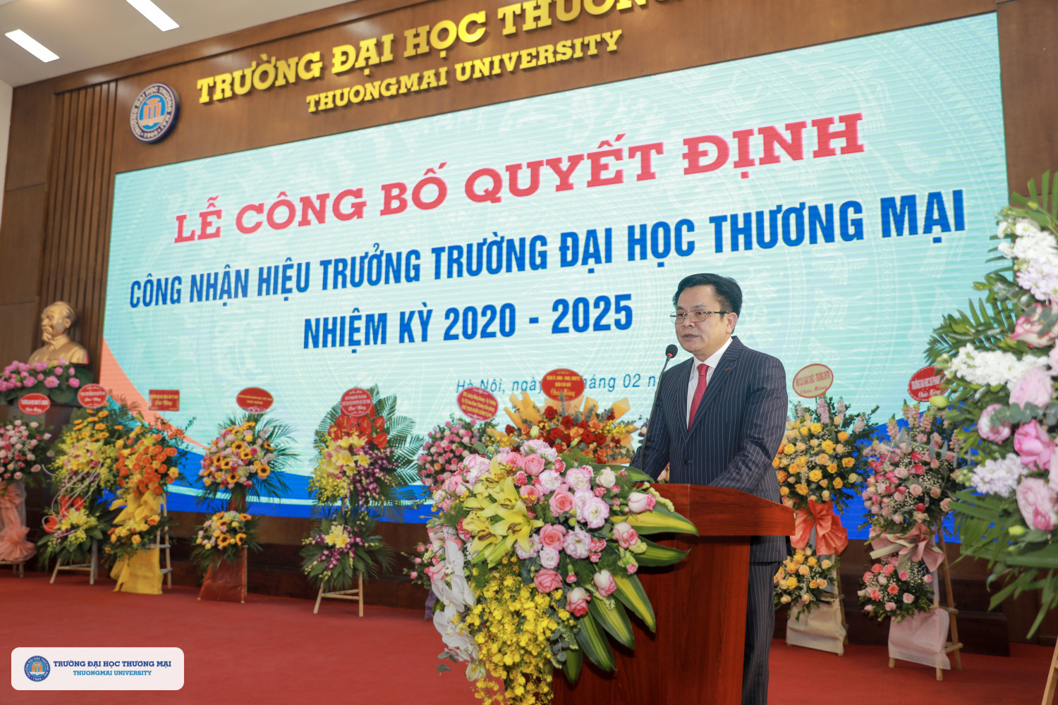 Lễ công bố Quyết định công nhận Hiệu trưởng Trường Đại học Thương mại nhiệm kỳ 2020 – 2025