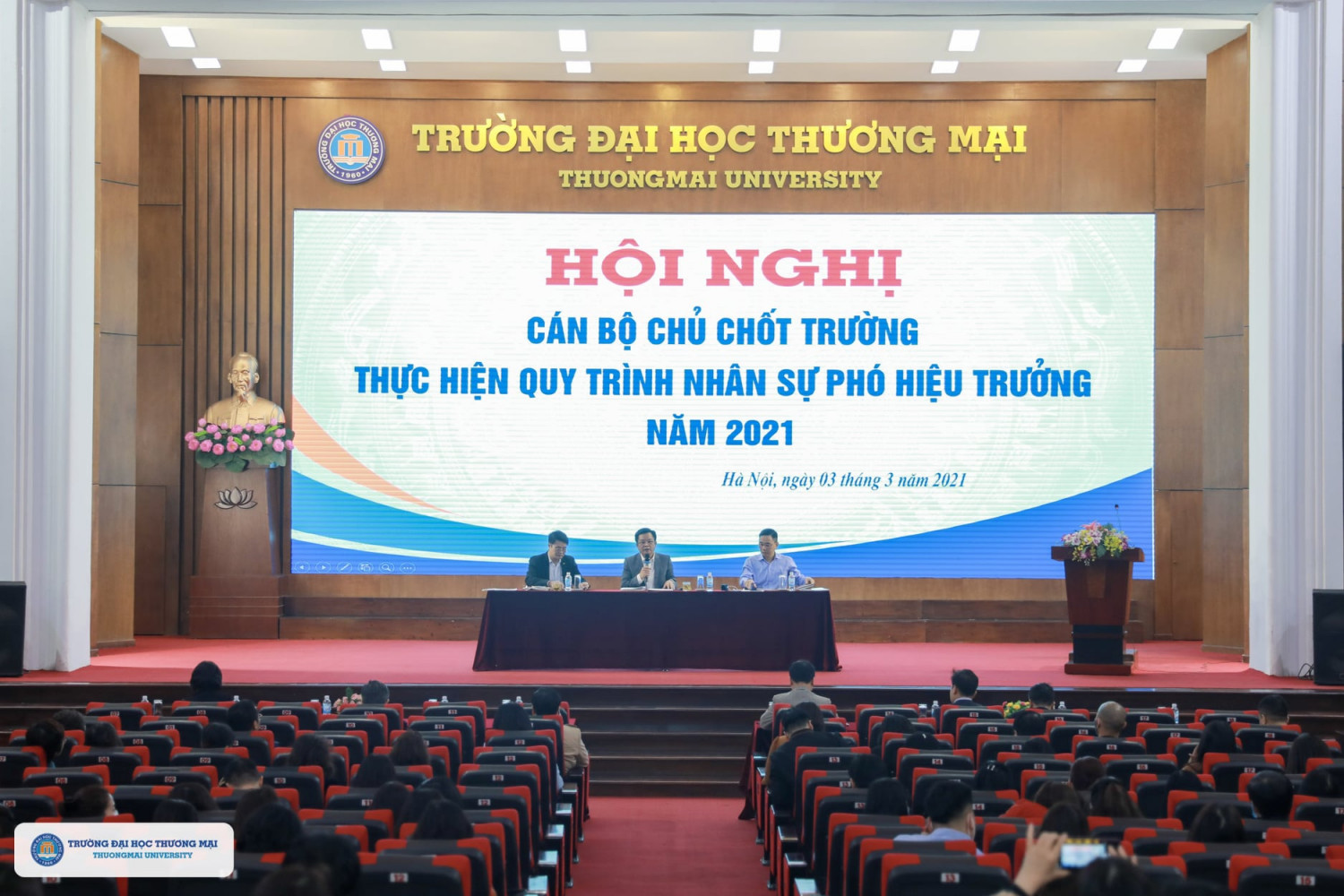 Trường Đại học Thương mại thực hiện quy trình nhân sự Phó Hiệu trưởng nhiệm kỳ 2021-2026